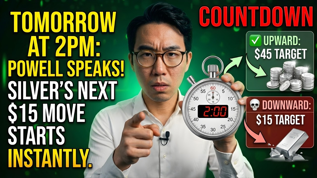 THE $15 SILVER TRIGGER: Why Jerome Powell's Speech Tomorrow Changes Everything