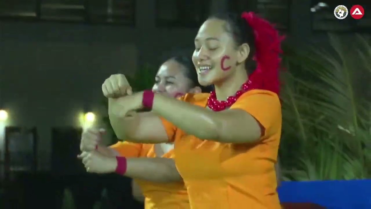 Amerika Samoa Pacific Arts Festival dance group.