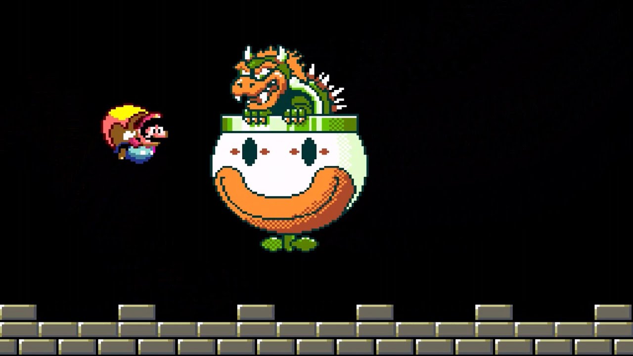 Прохождение Super Mario World: Мир 7 (Долина Боузера) и концовка — без комментариев.
