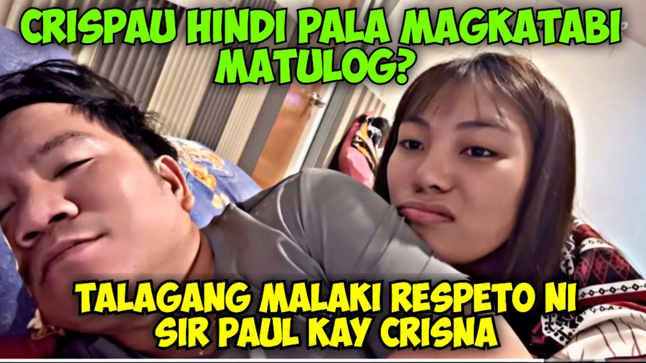 CRISPAU HINDI PALA MAGKATABI MATULOG? TALAGANG NAPAKALAKI NG RESPETO NI PUGONG BYAHERO KAY CRISNA