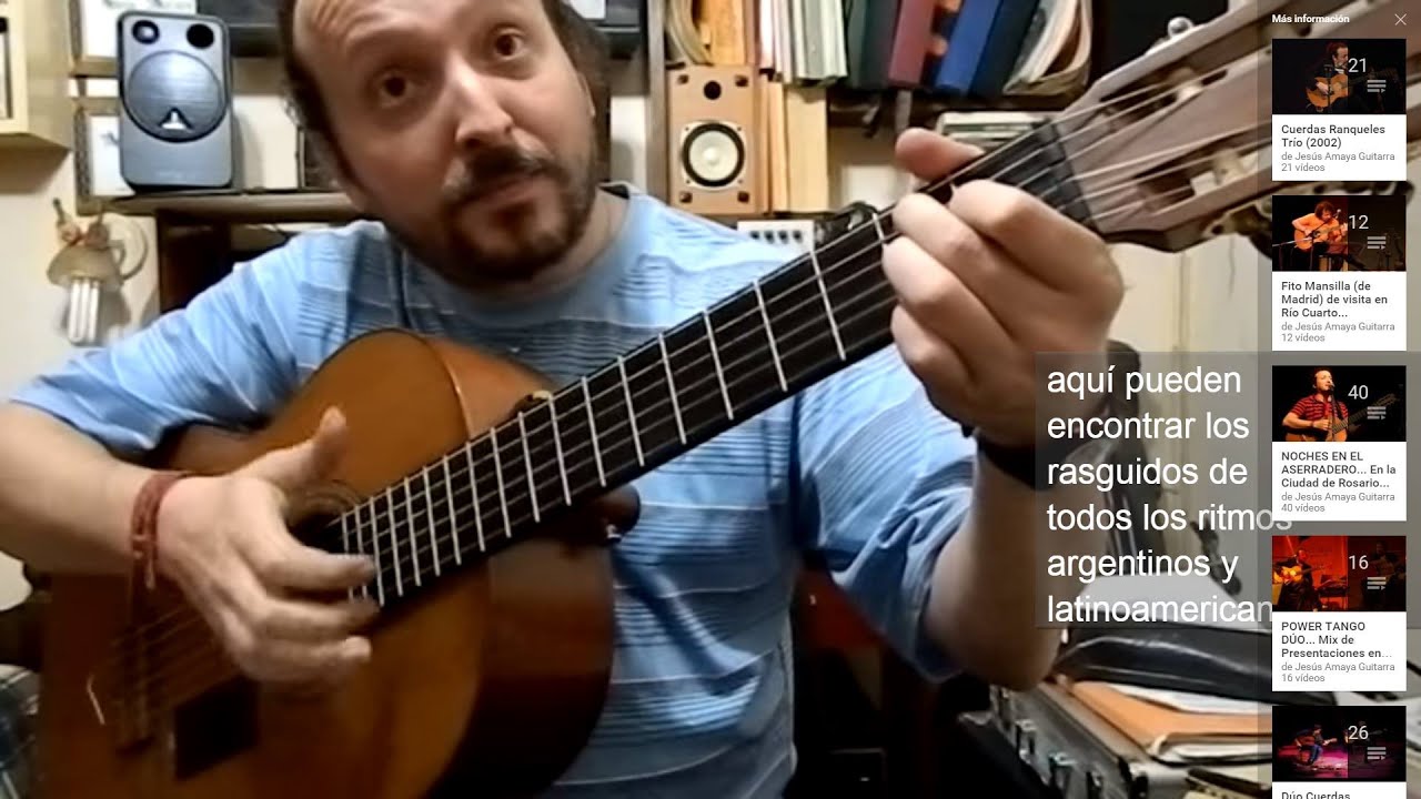 Tocar Chasquido en la Guitarra (tutorial) por Jesús Amaya...