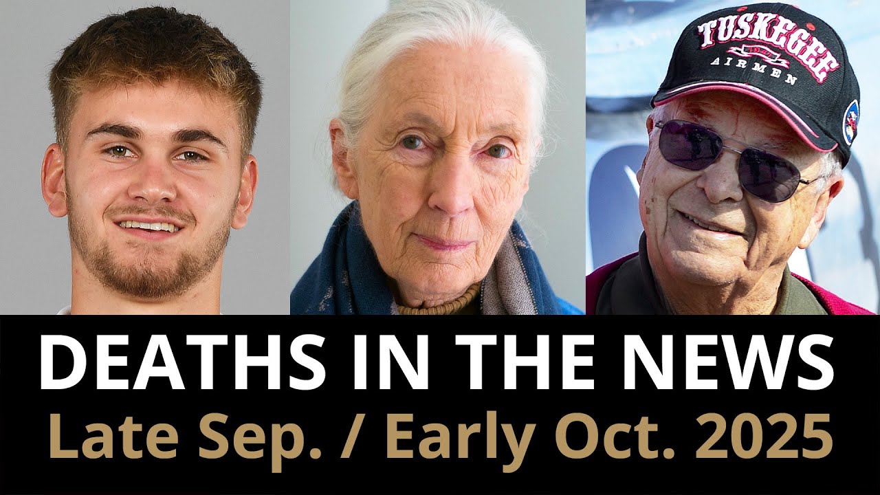 Who Died This Week | Late Sep./Early Oct. 2025 Celebrity Deaths & More