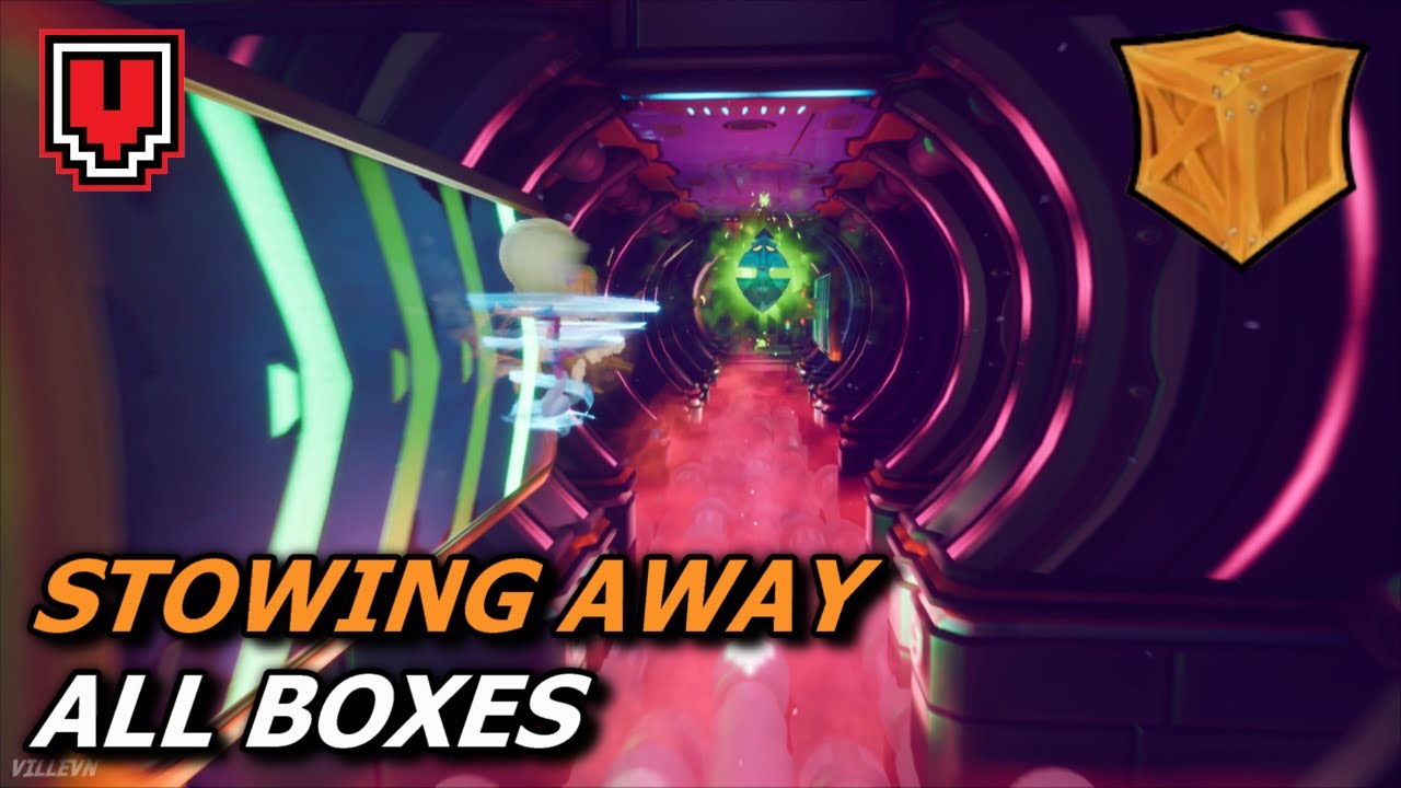 Crash Bandicoot 4 - STOWING AWAY - All Boxes & Bonus Level - Walkthrough