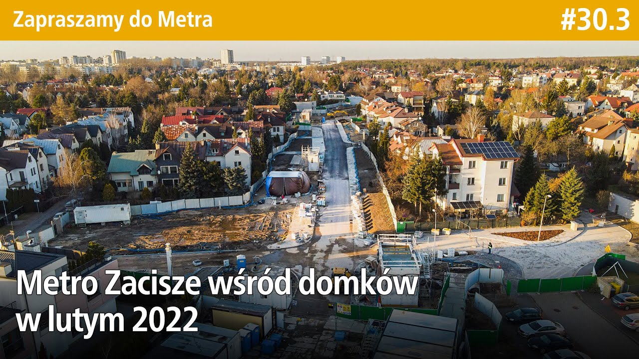 #30.3 Ⓜetro Zacisze wśród domków w lutym 2022 - Zapraszamy do Ⓜetra
