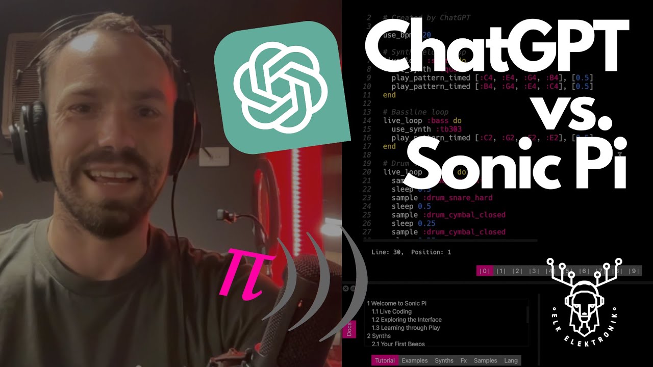 ChatGPT vs. Sonic Pi - first impressions generating music with Chat GPT