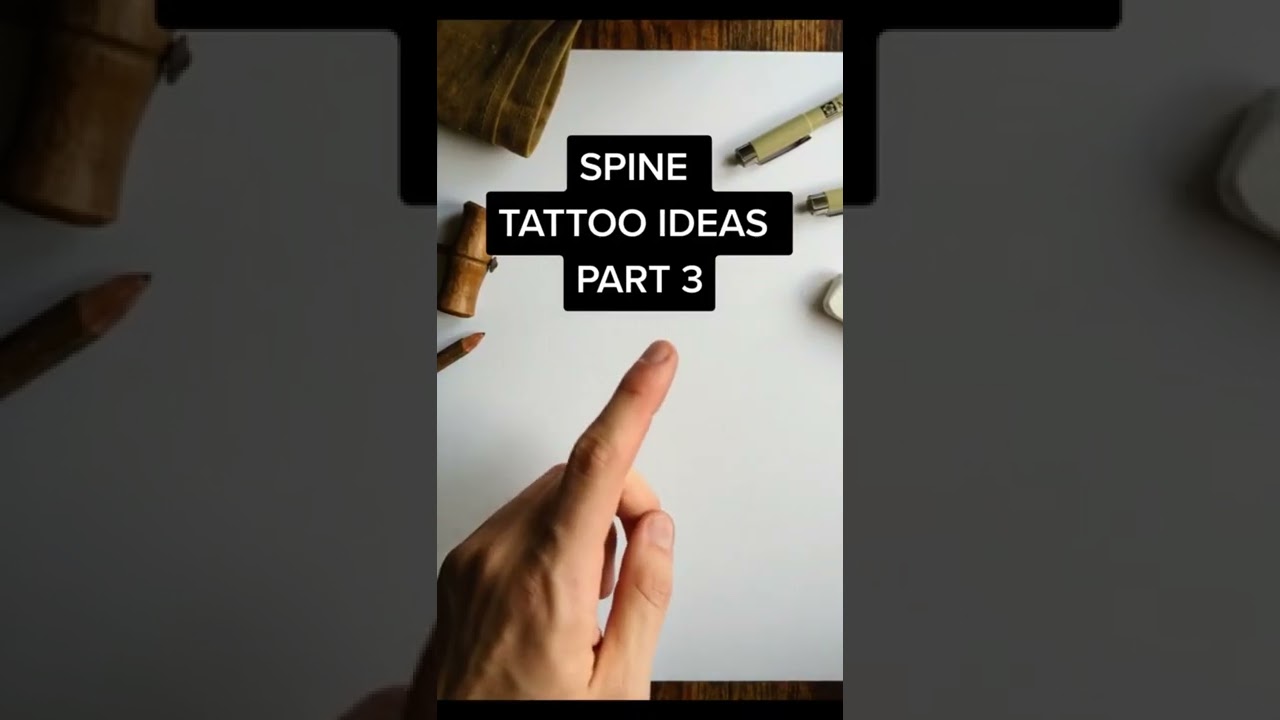 Spine Tattoo Time! ✌️
