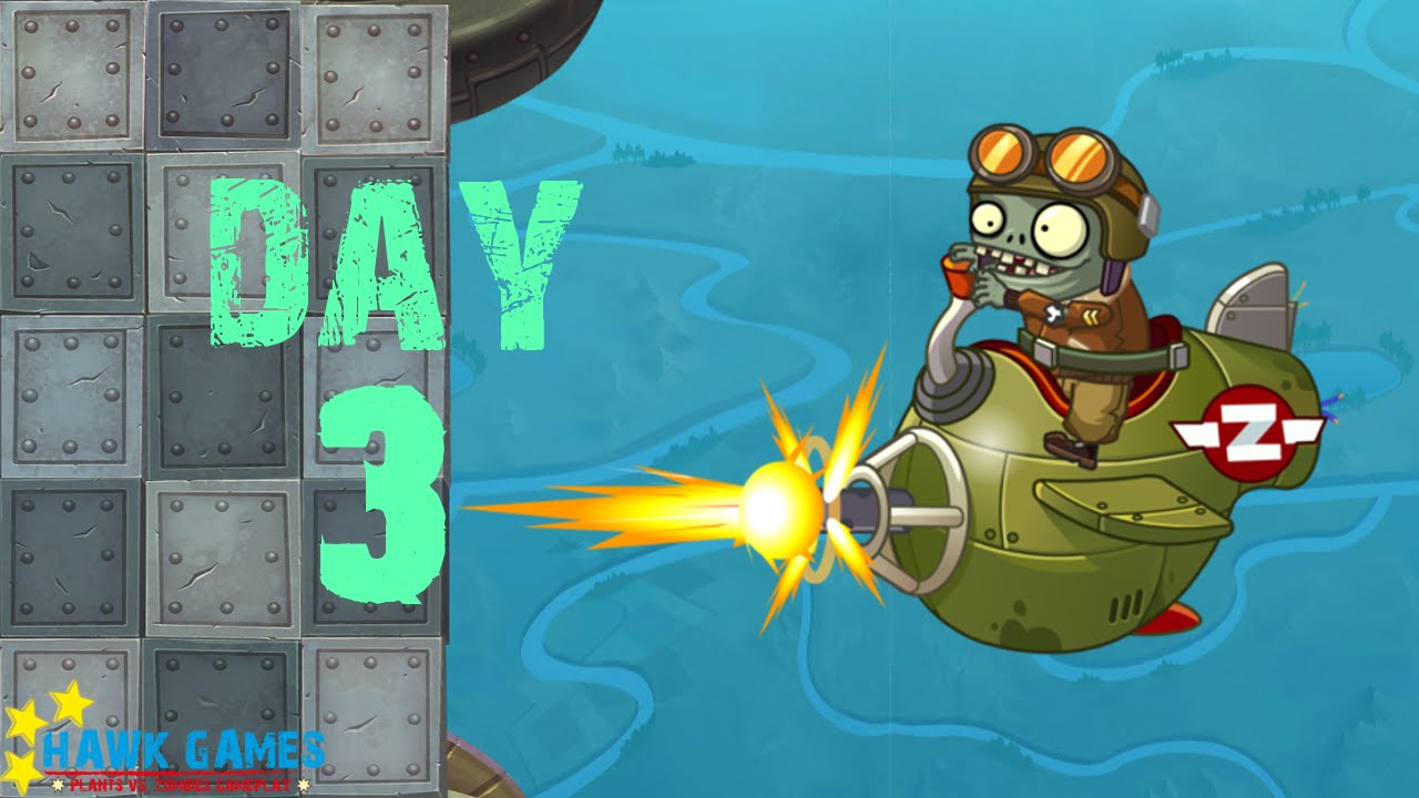 [Pre-1.8] Plants vs. Zombies 2 China - Sky City - Day 3