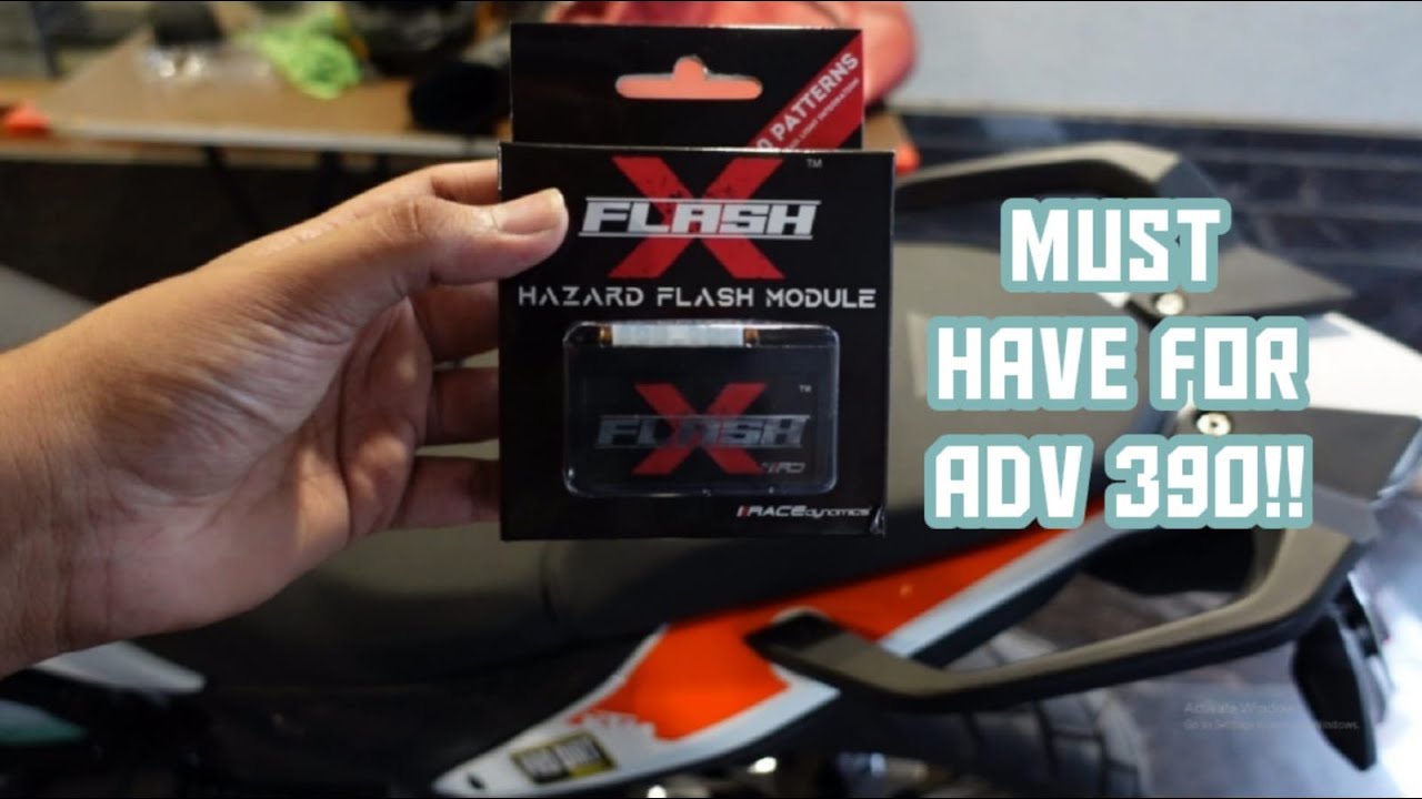 Необходимый аксессуар для Adventure 390! Аварийная мигалка Flash X!