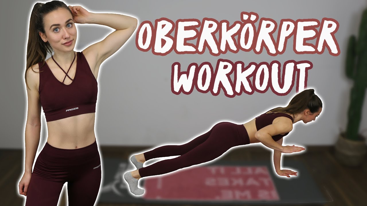 15 Min Oberkörper Workout ohne Geräte | Für einen schönen, straffen & definierten Oberkörper!