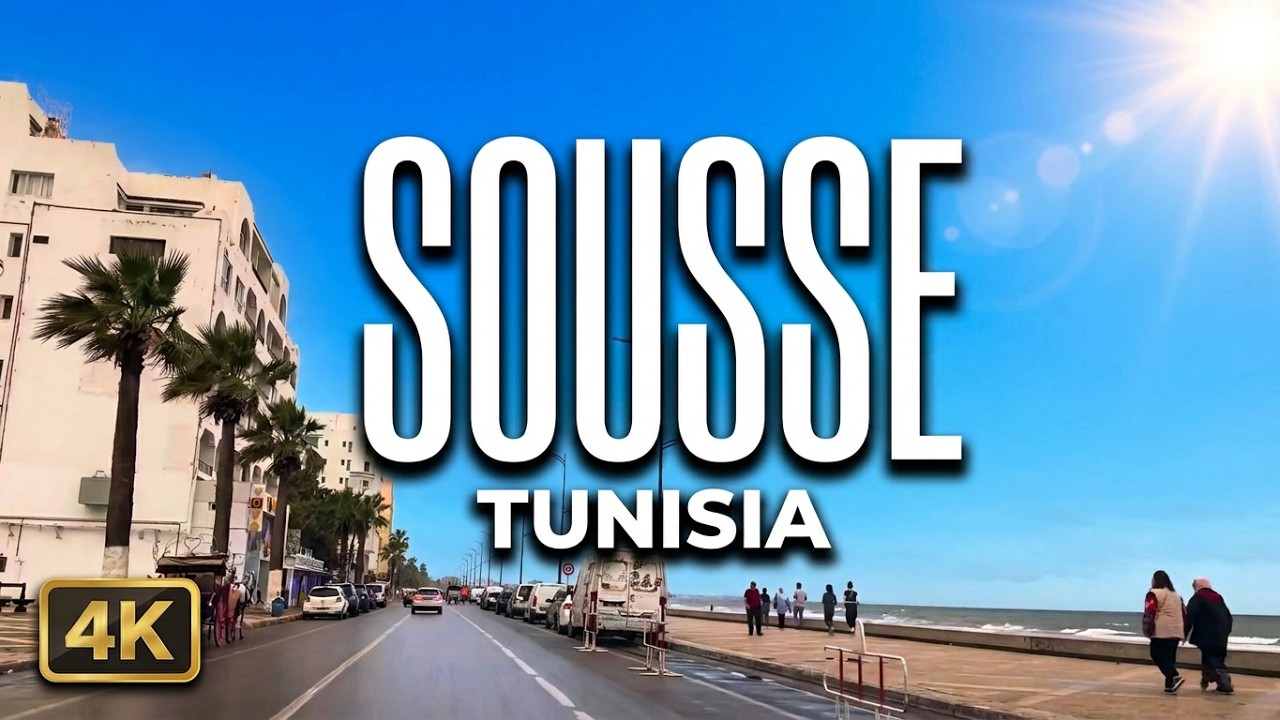 🇹🇳 Tunisia📍 Sousse — city drive discovery