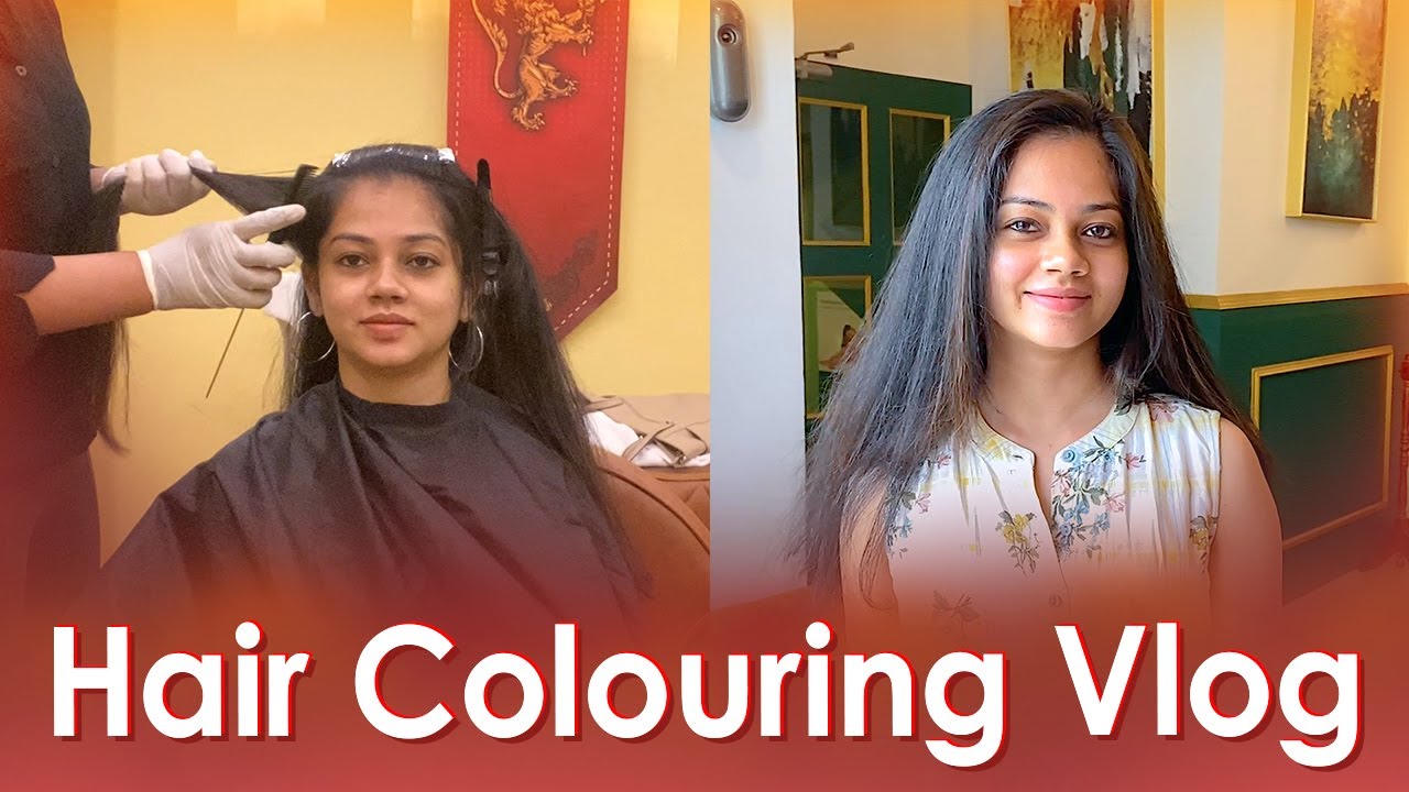 Hair Colouring Vlog | Anithasampath Vlogs
