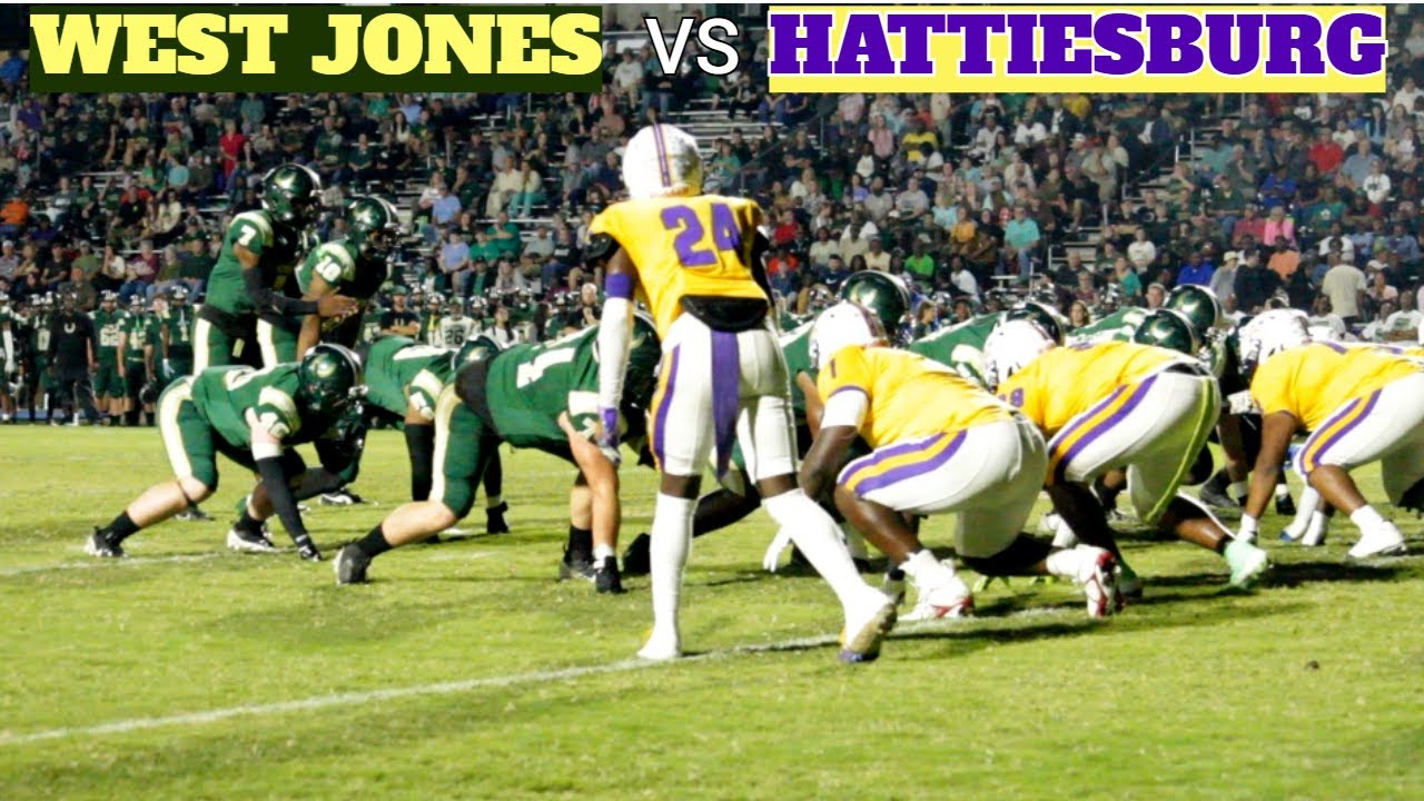 South MS Heavyweights Meet🔥:#1 Hattiesburg(6A) vs #4 West Jones(6A) | MS HighSchool Football Week 11