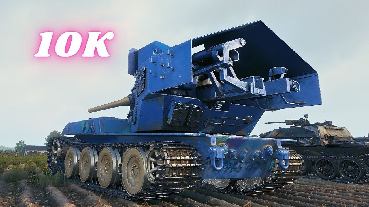 Waffenträger auf E 100  10K Damage 6 Kills & Waffenträger auf E 100  11K  World of Tanks