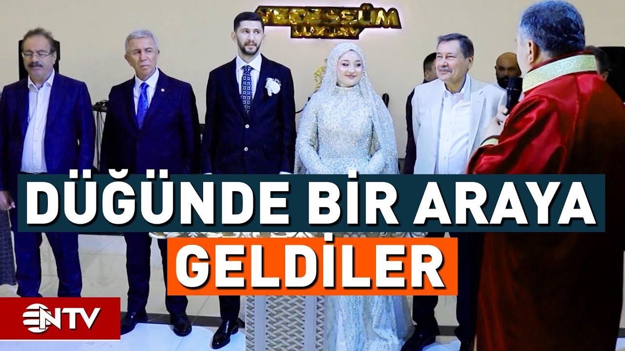 Mansur Yavaş Ve Melih Gökçek Aynı Düğünde | NTV