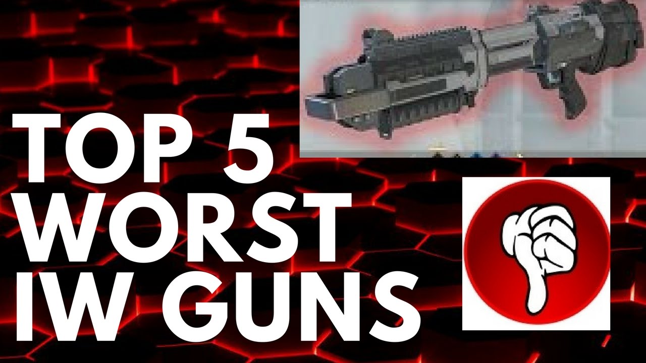TOP 5 WORST Infinite Warfare Multiplayer Guns (Official)