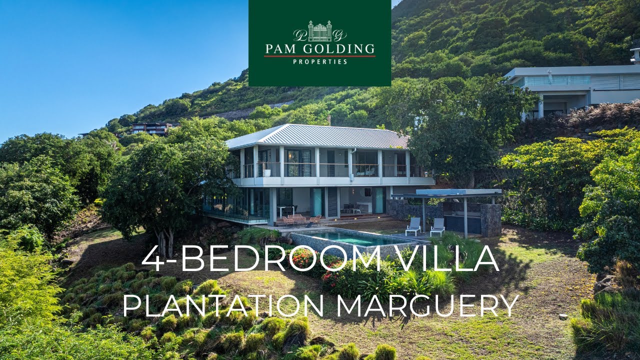 Luxury 4-Bedroom Villa for Sale in Plantation Marguery, Tamarin – Panoramic Coastal Views & Pool