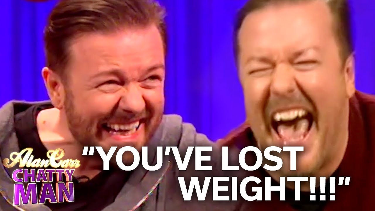 Best Of Ricky Gervais On Chatty Man| Roasting and Comedy | Alan Carr: Chatty Man