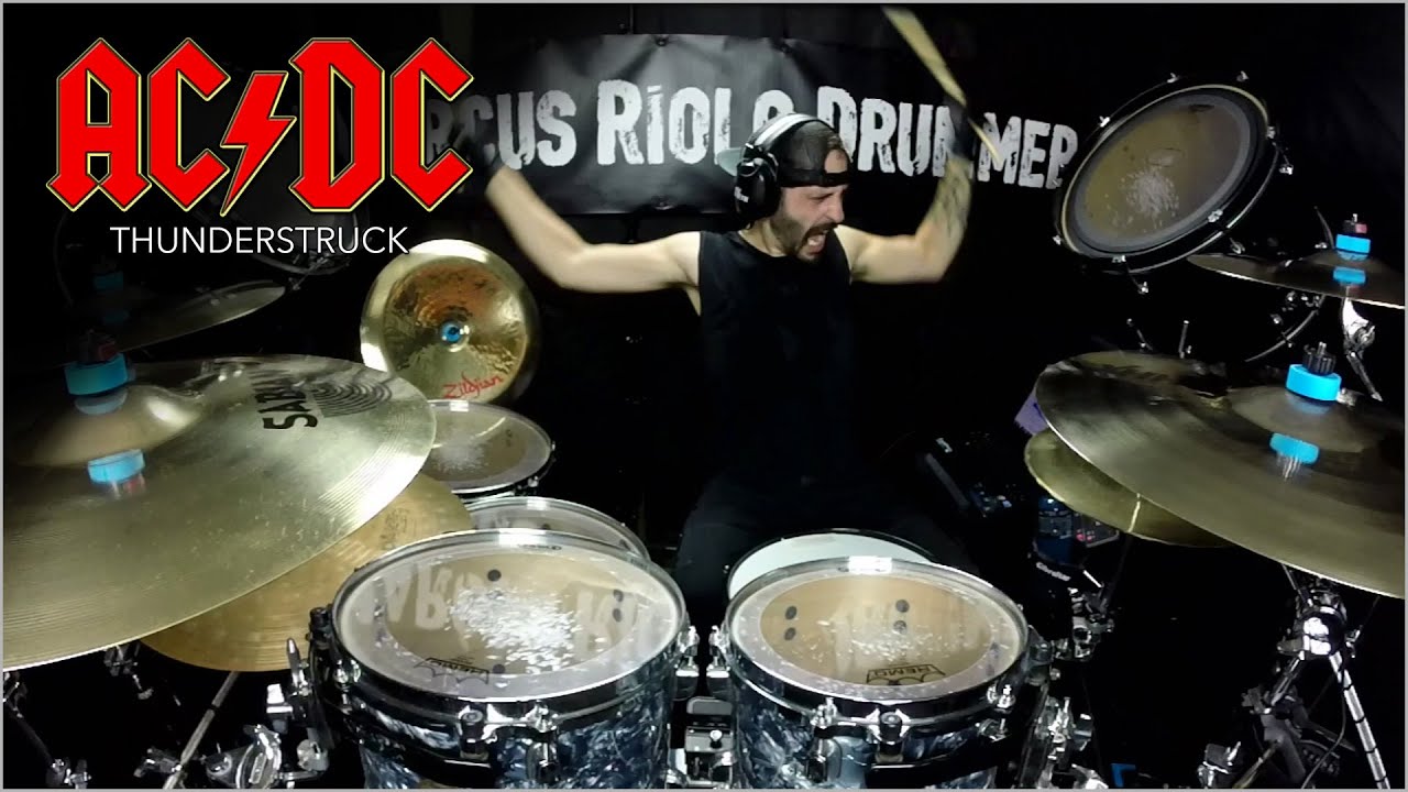 AC/DC - Thunderstruck (Drum Cover) Marcus Riolo Drummer