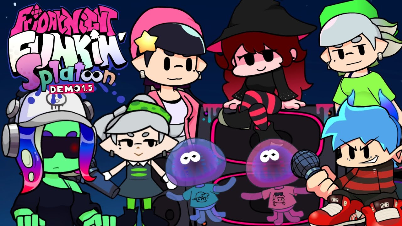 Friday Night Funkin Splatoon Mod Demo 1.5 Mod!