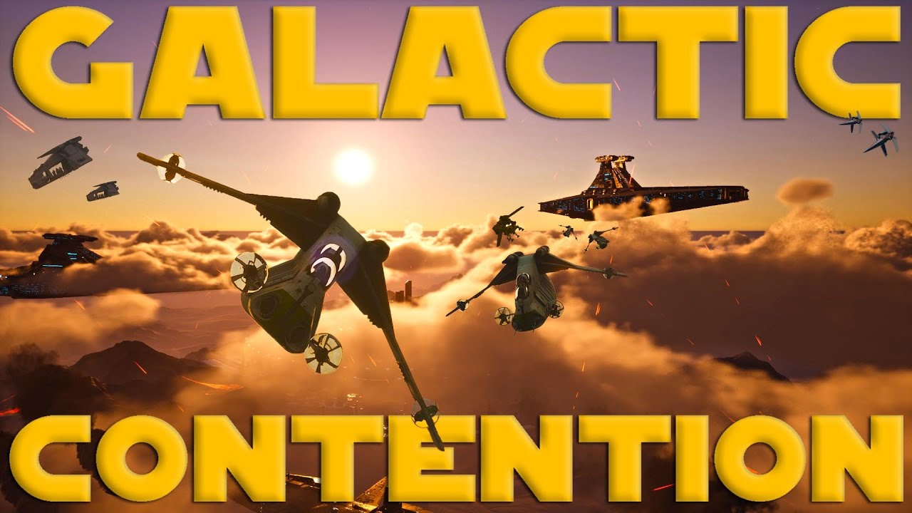Мне очень не хватает этой ЭПИЧЕСКОЙ игры по &laquo;Звёздным войнам&raquo;... | Мод Galactic Contention Star W...