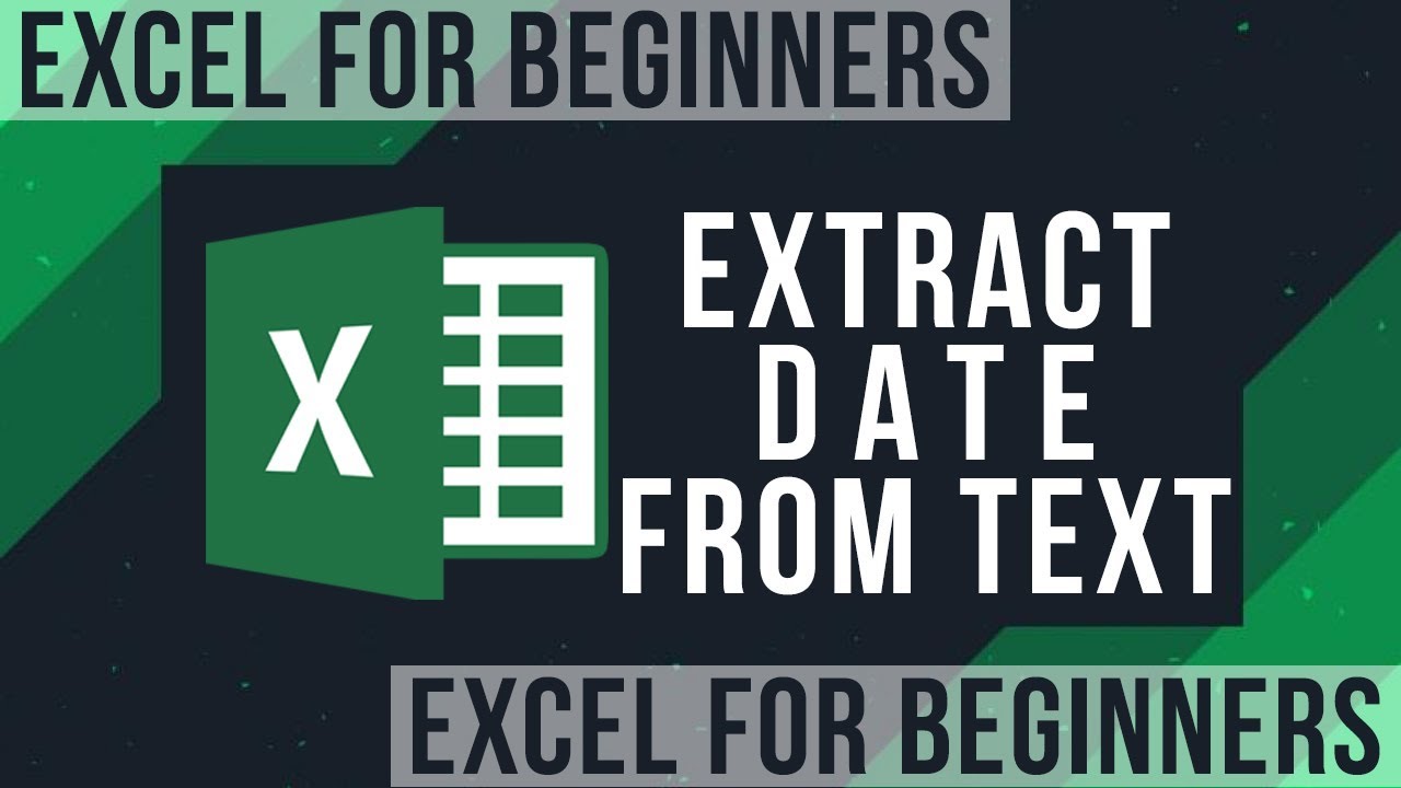 How to Use Extract Dates From Text in Excel - Excel for Beginners - 11