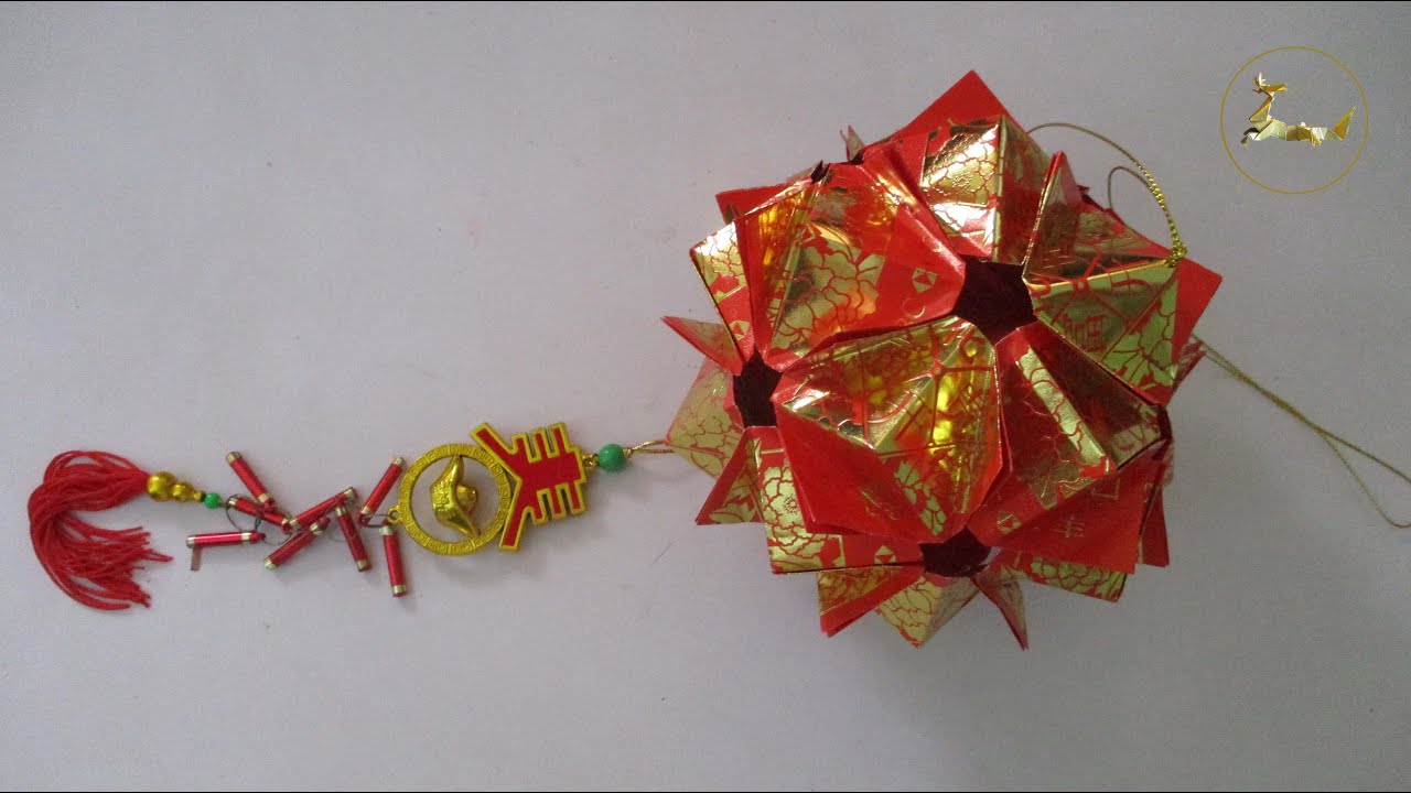 CNY Tutorial No. 192 - 20-unit Hongbao Ornamental Ball Version 2