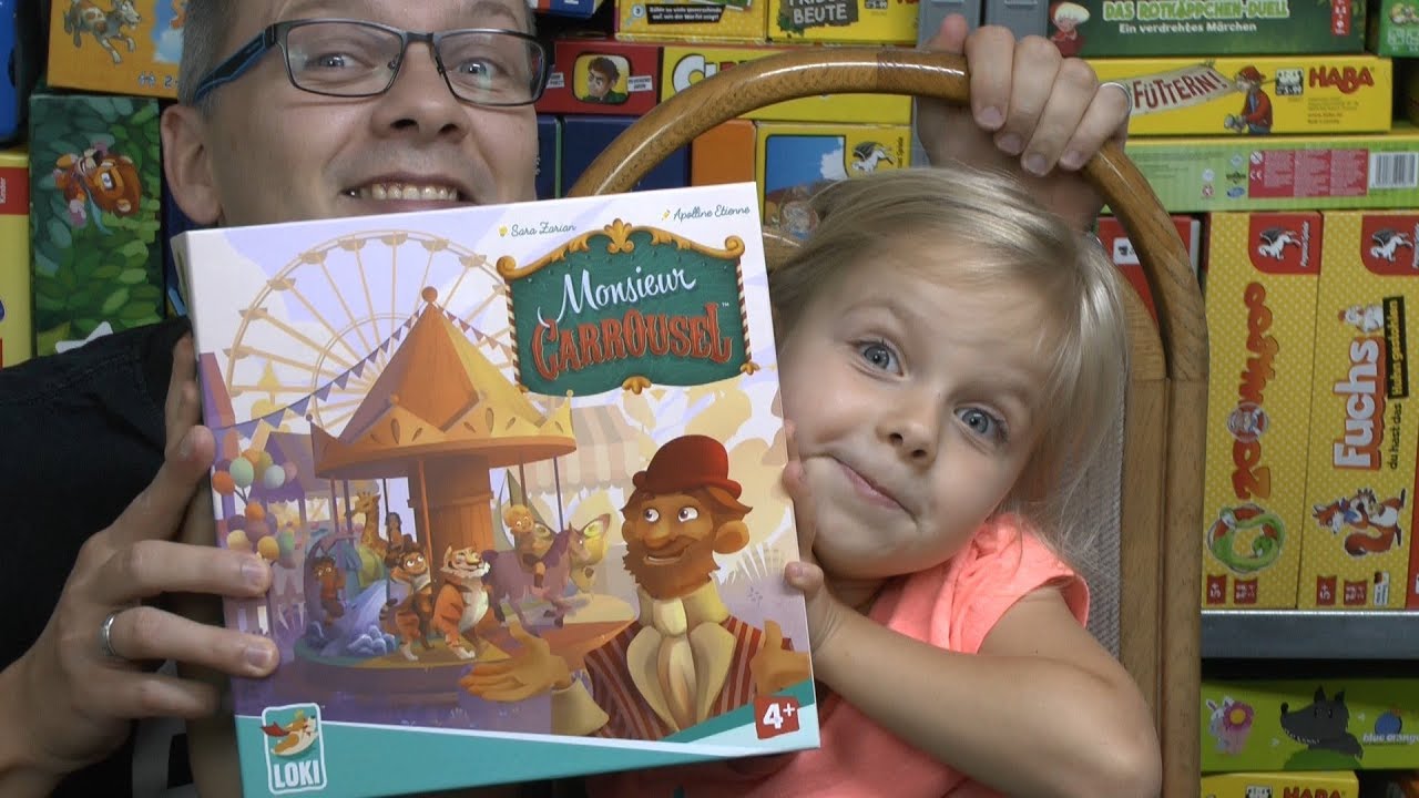 Monsieur Carrousel (Loki) - ab 4 Jahre - wow ... tolles Material für ein Kinderspiel