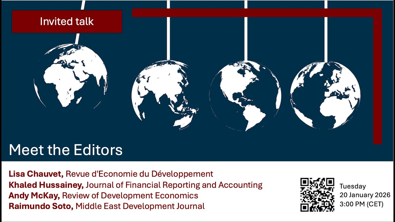 DEV-Connec Webinar #3: Meet the editor