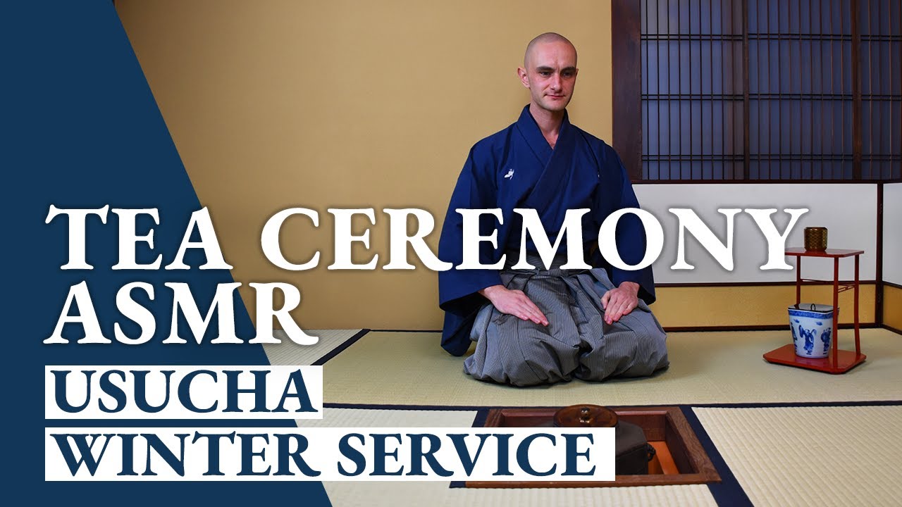 Relaxing Tea Ceremony ASMR - Winter Thin Tea Usucha
