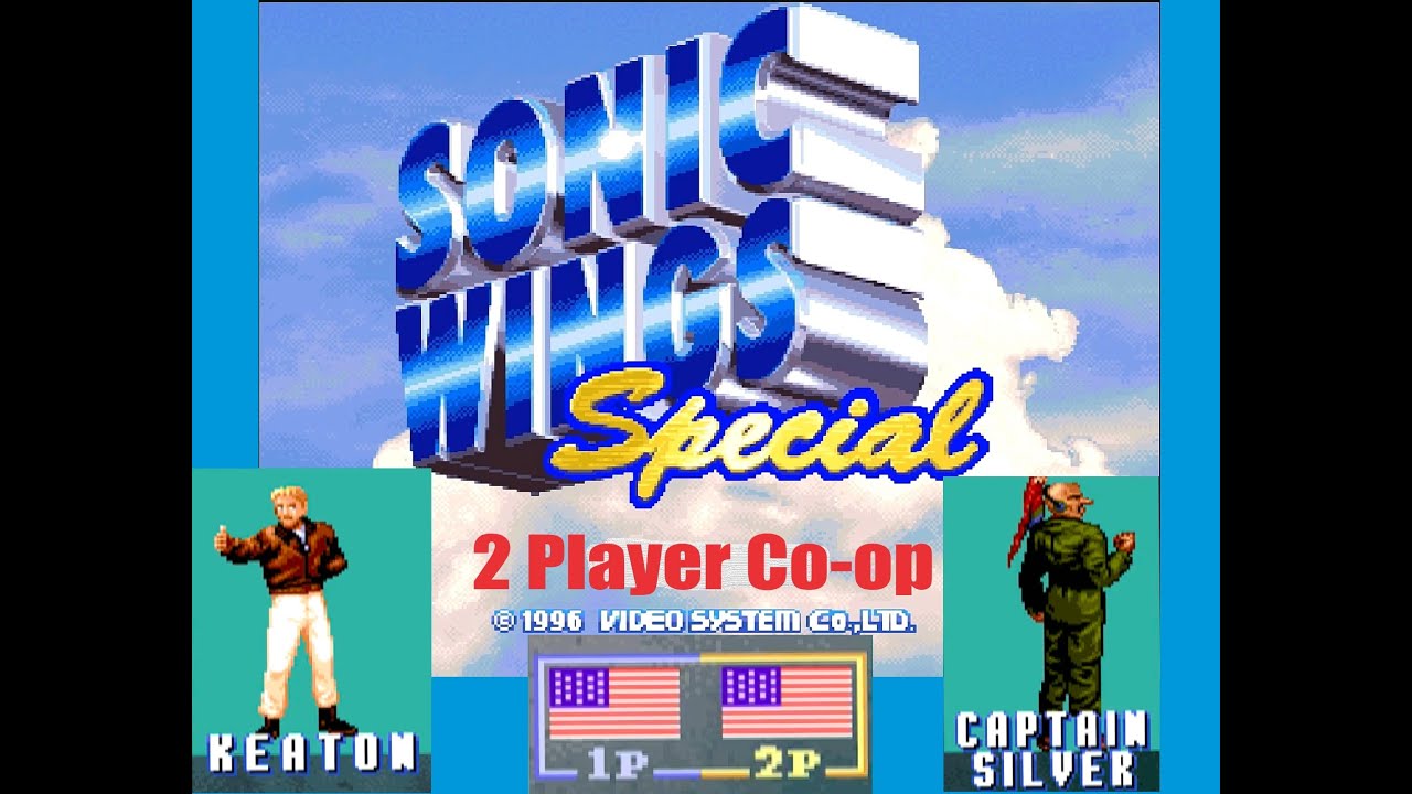 [1CC] Sonic Wings Special -USA Team (PS1)