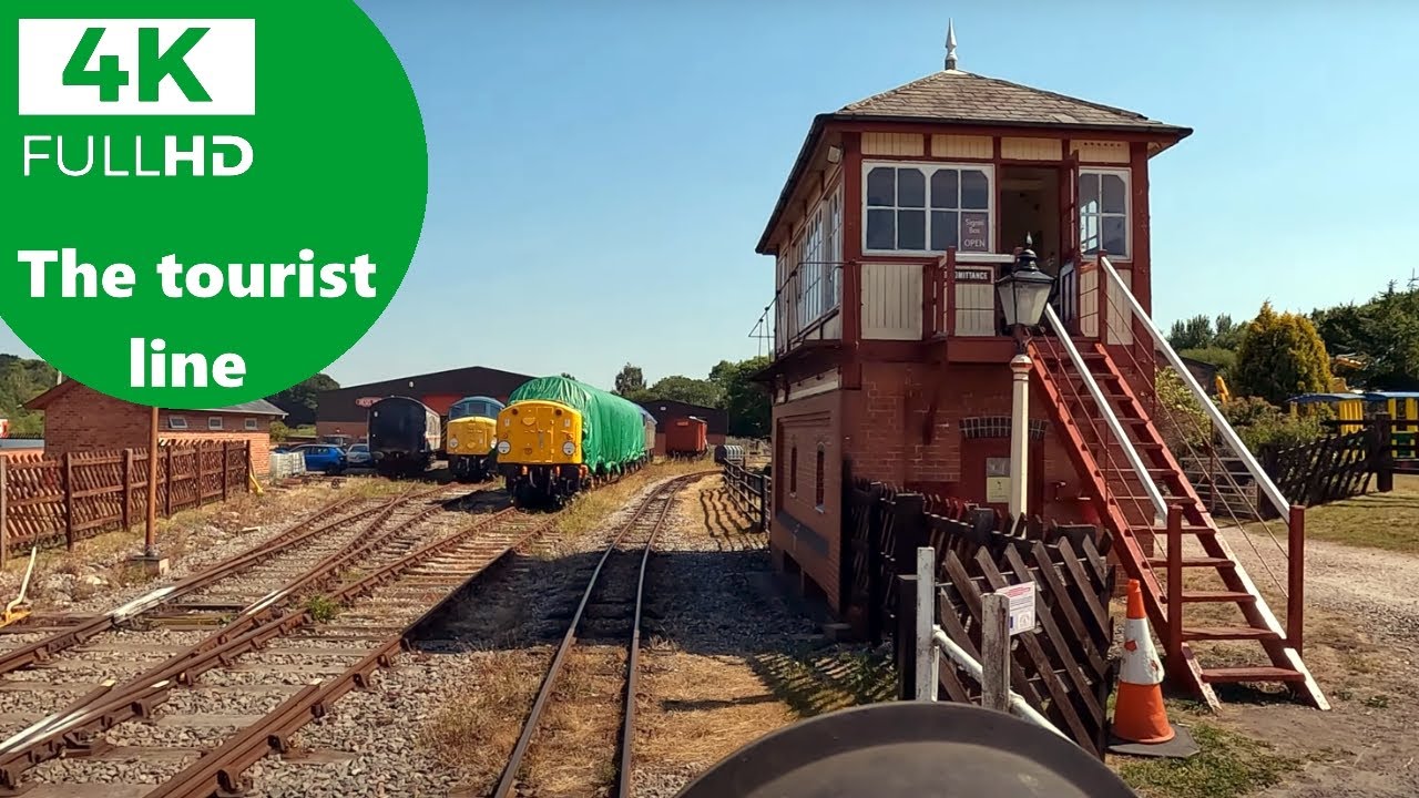 Golden Valley Light Railway Train Ride - Stunning Narrow Gauge Railway With Amazing Scenery [4k]