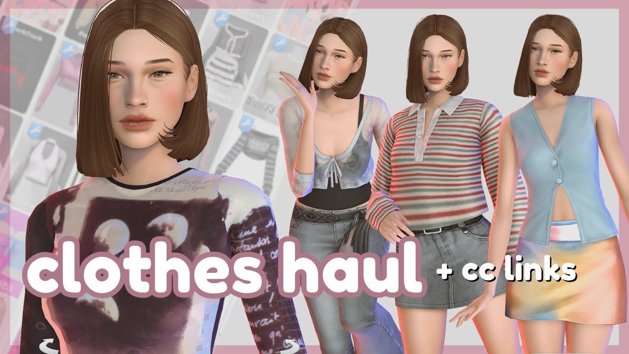 MUST HAVE CLOTHES + Links 🛍️ Sims 4 CC Haul