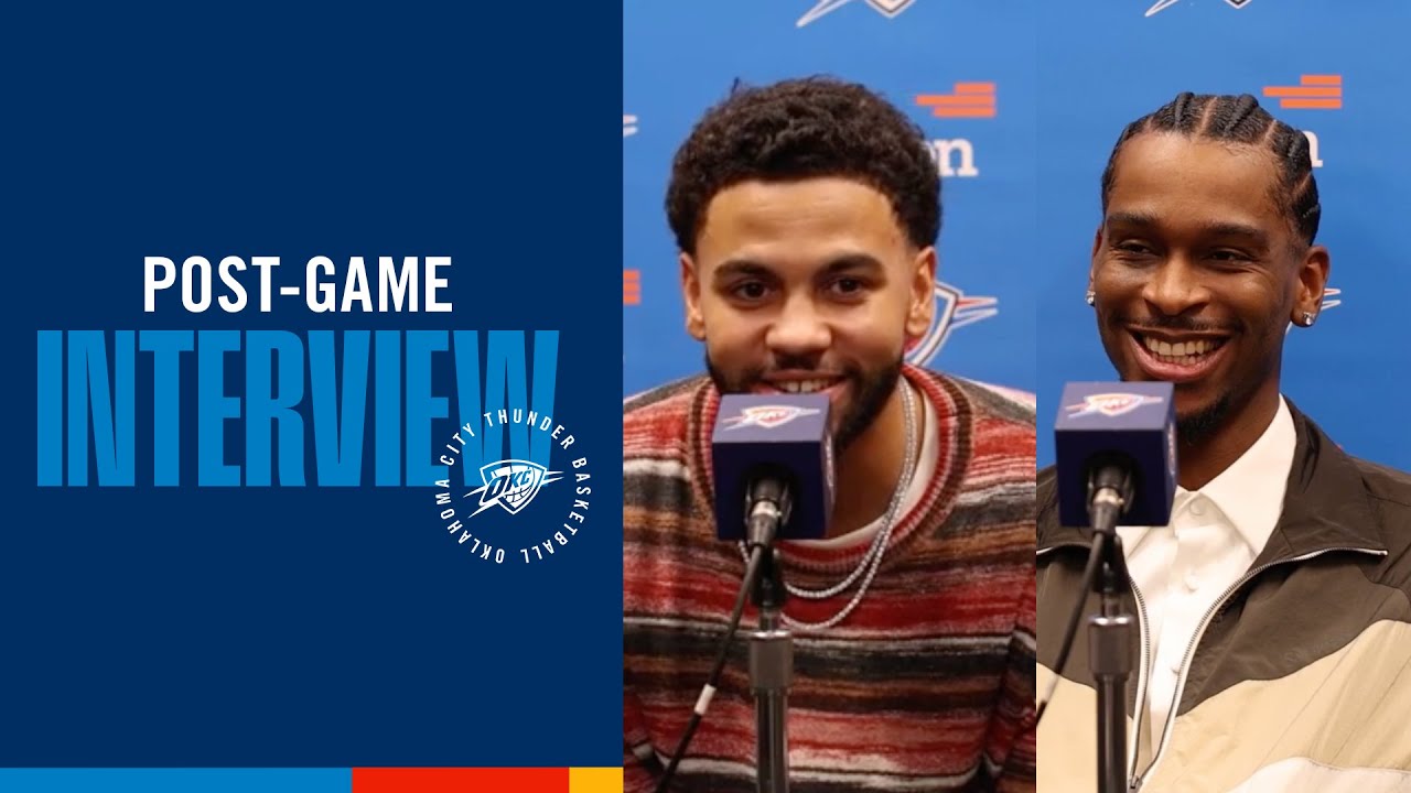 OKC Thunder Full Media Availability | Post Game at Indiana Pacers | October 23, 2025