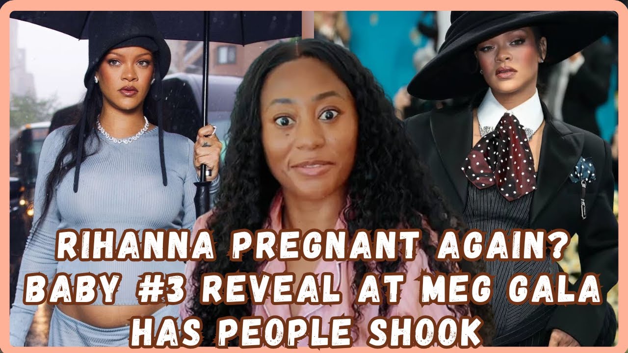 Rihanna Reveals Baby #3 At Met Gala : People Reacts To Pregnancy With Asap Rocky - Viral Video