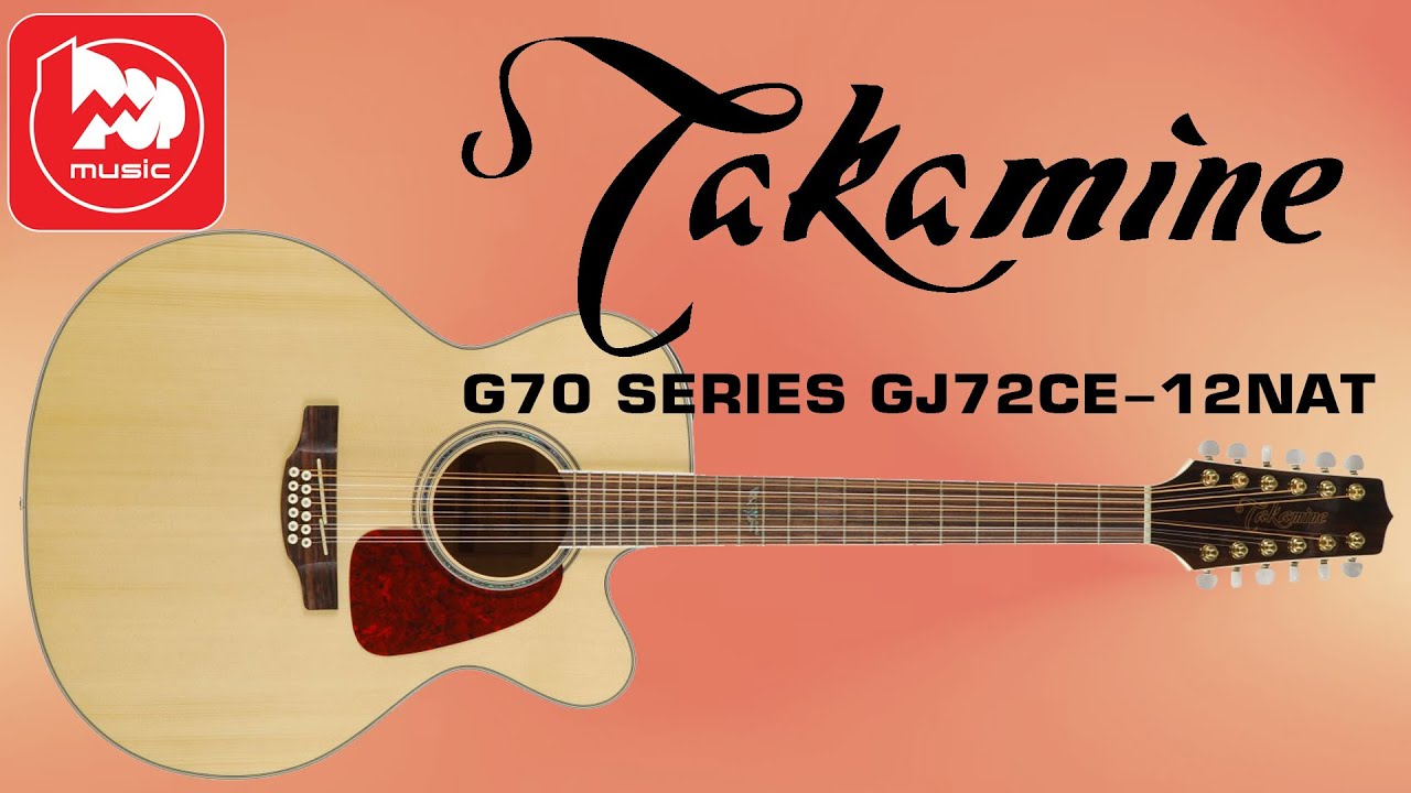 Электроакустическая гитара 12 струн Takamine G70 Series GJ72CE-12