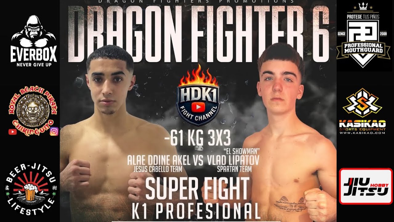 Alae Ddine Akel 🇲🇦 vs Vlad Lipatov 🇪🇸 | Super Fight K-1 Profesional &ndash; 61kg &ndash; 3x3 | Full Fight