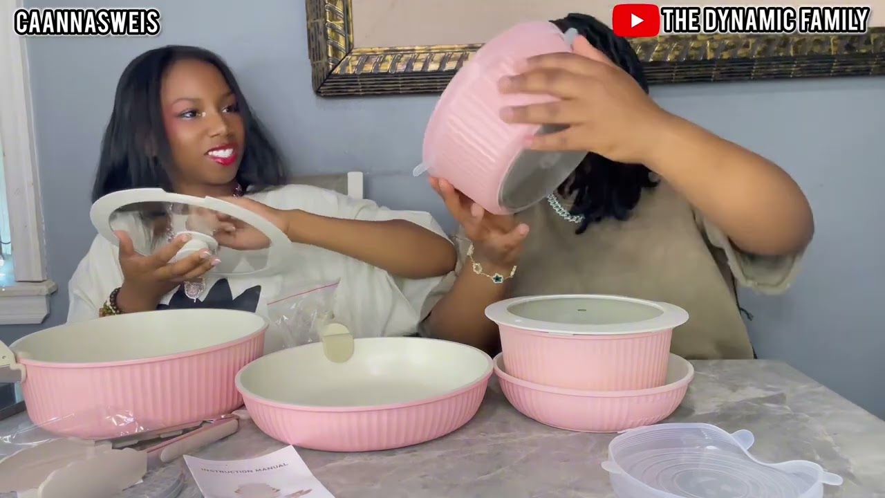 CAANNASWEIS NONSTICK COOKWARE SETS   UNBOXING & REVIEW   BEST COOKWARE FOR YOUR KITCHEN 2024!