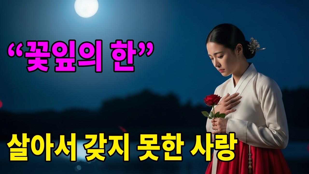 꽃잎의 한 🌙 조선시대 비극 사랑｜한 많은 국악풍 트로트 발라드 MV