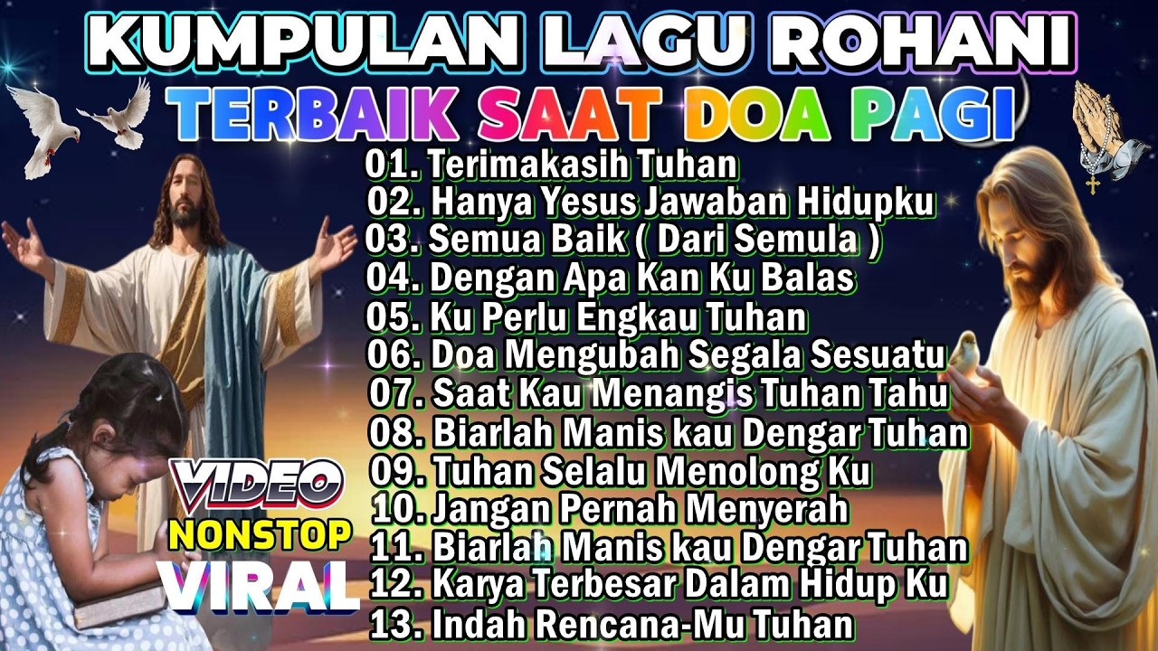 PLAYLIST NONSTOP LAGU ROHANI SAAT DOA PAGI POPULER 2026