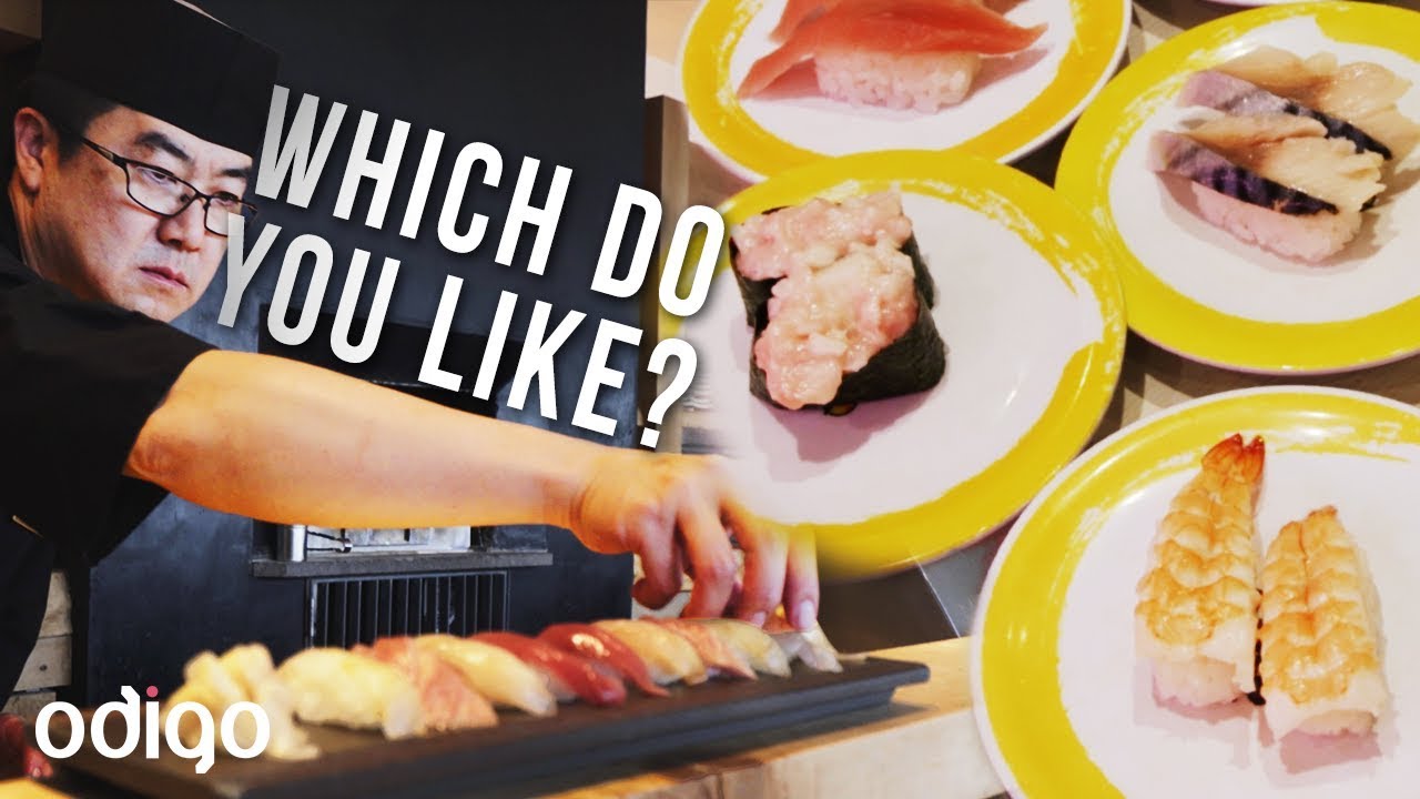 Cheap vs. Expensive Sushi in Tokyo, Japan  [Odigo Eats]