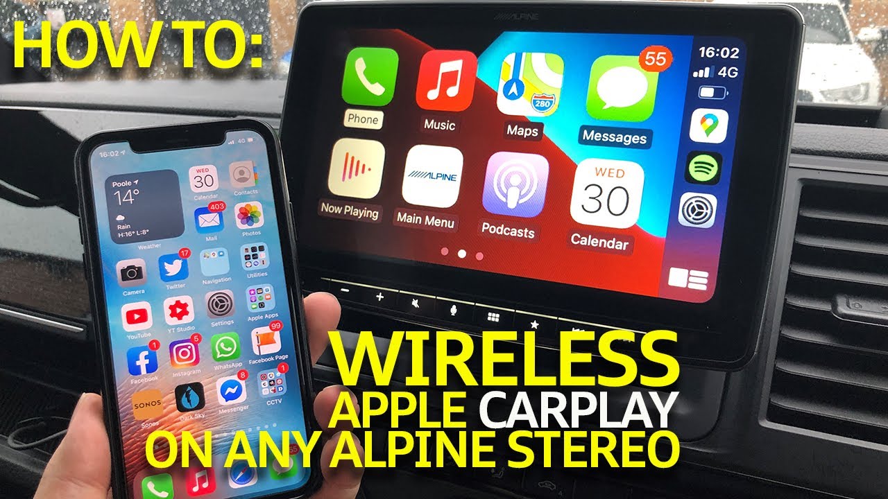 How To Get Wireless Apple CarPlay On An Alpine Stereo