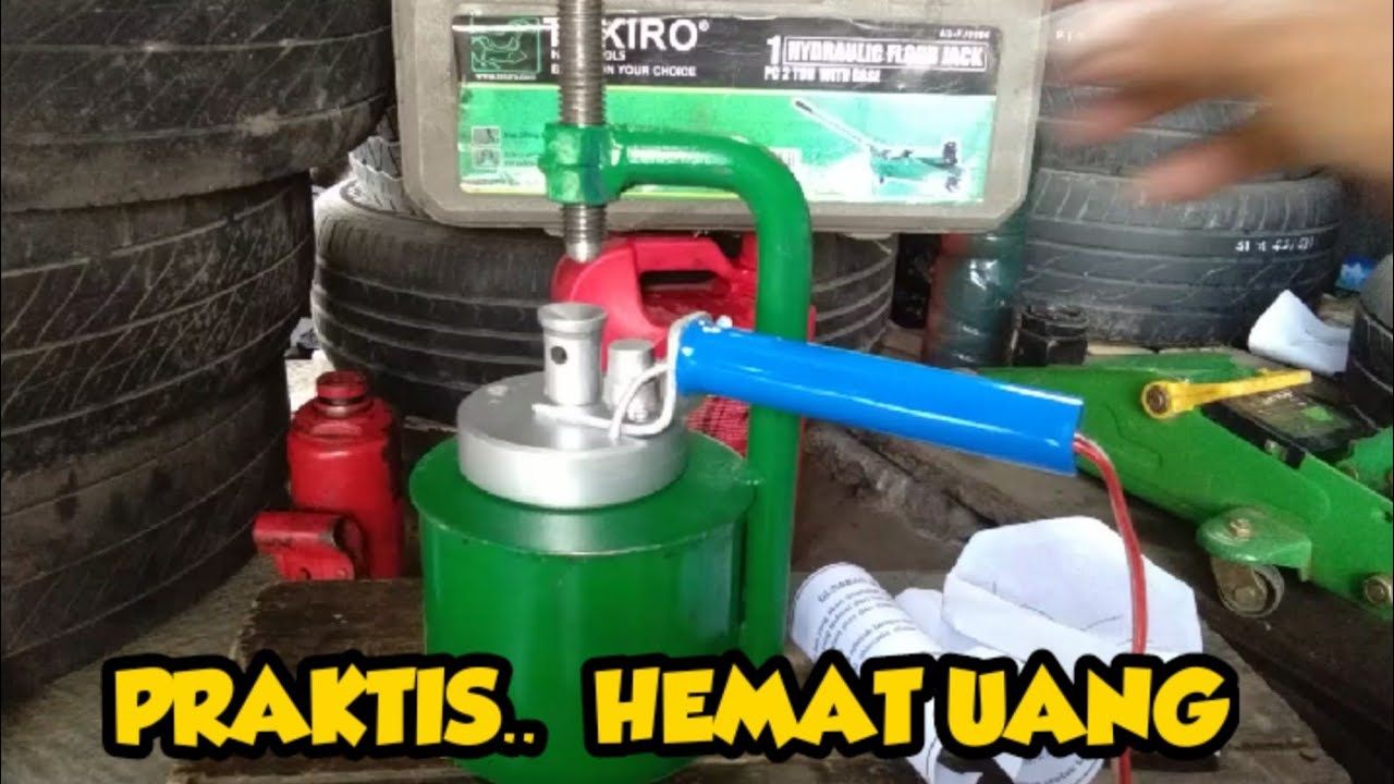 Alat tambal ban listrik otomatis