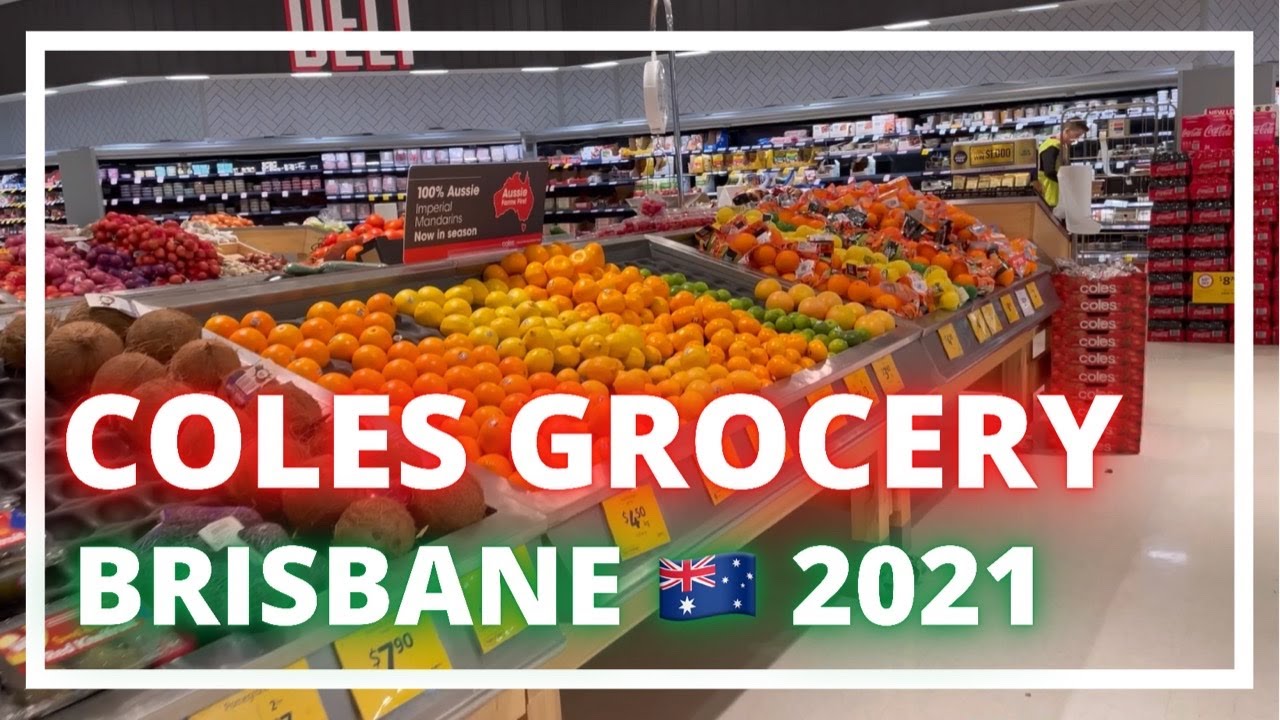 Grocery Shopping 2021 at Coles Australia 🇦🇺 | Brisbane | The Galon Family
