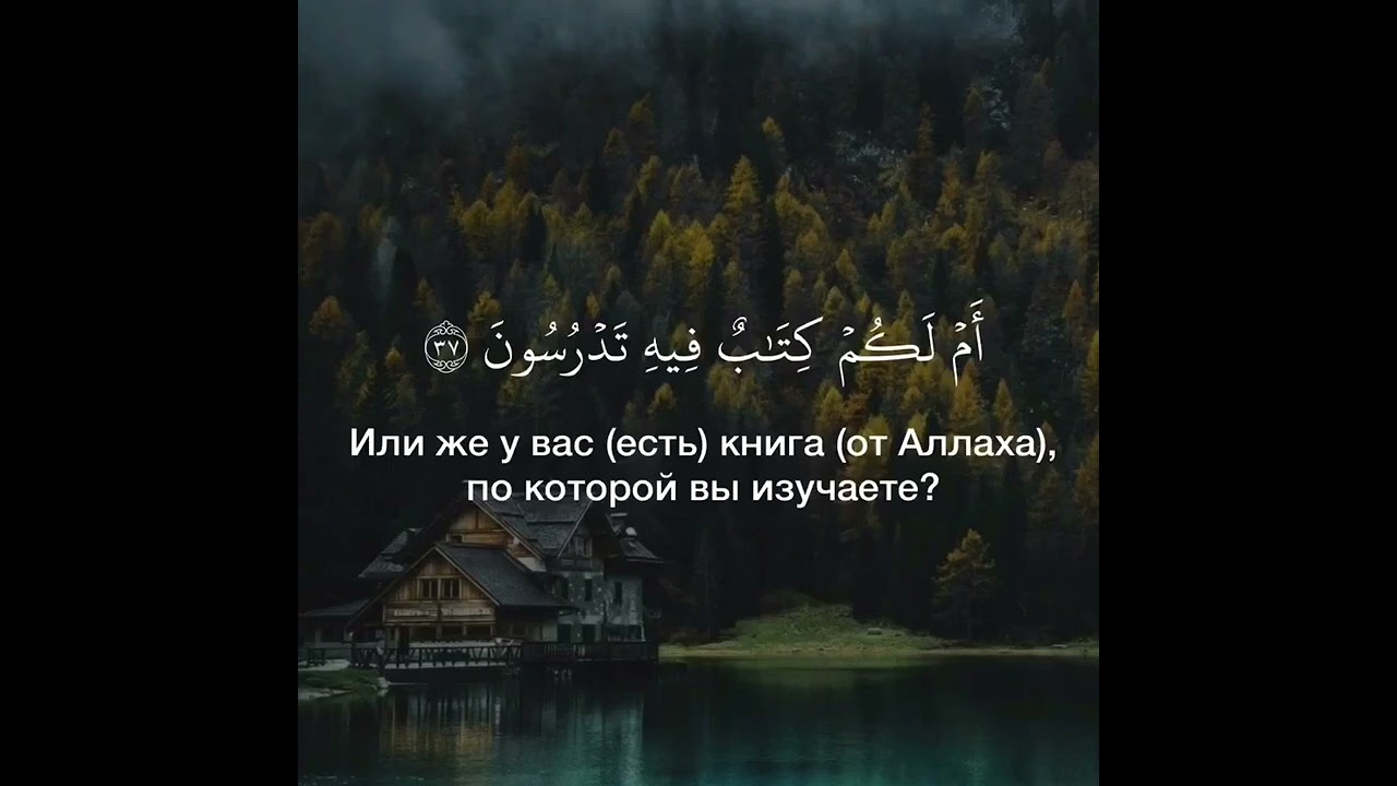 Makhdi ash-Shishaniy. 68 аль-Калям, аяты 34-40