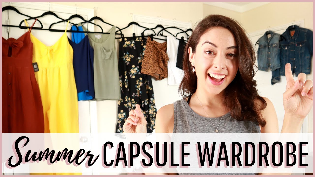 15 Piece Capsule Wardrobe | Summer 2020: The Most Colorful Capsule Wardrobe Ever!