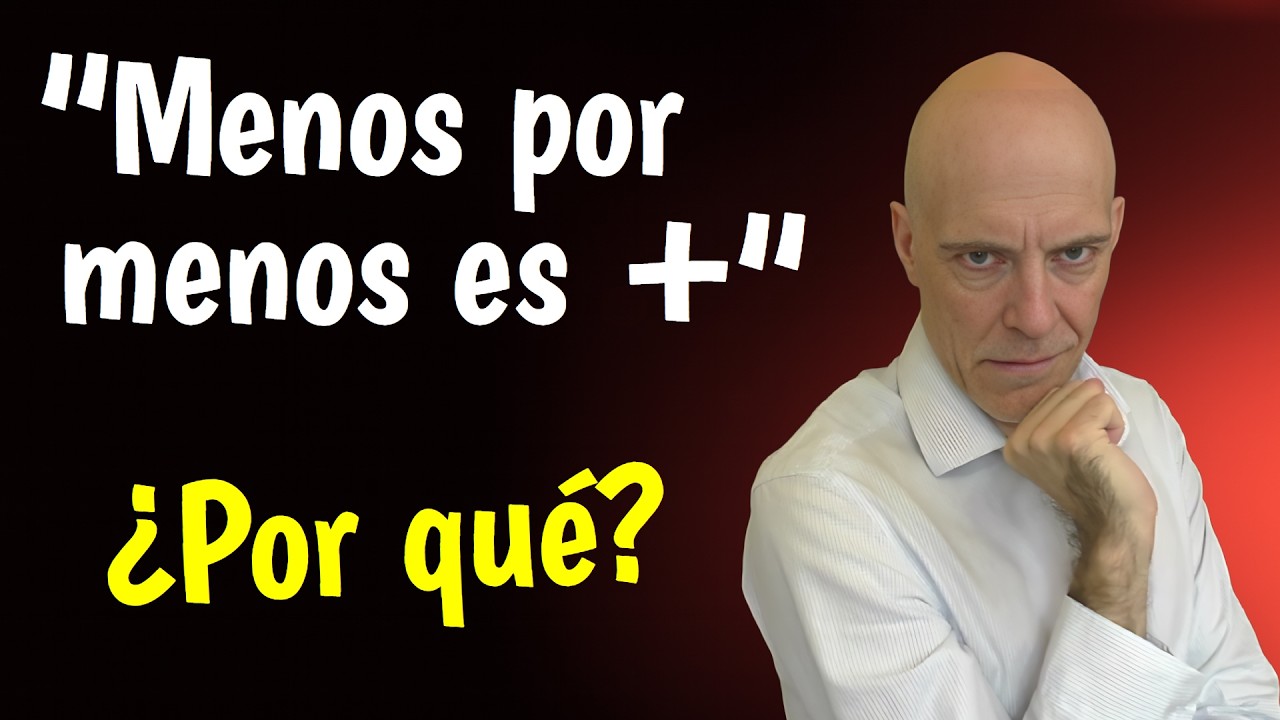 Por qué menos por menos es más💡