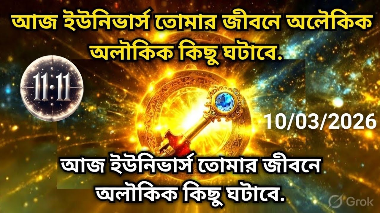 ১০ মার্চ মহাবিশ্ব বার্তা।আজ ইউনিভার্স তোমার জীবনে অলৌকিক কিছু ঘটাবে....!#angel