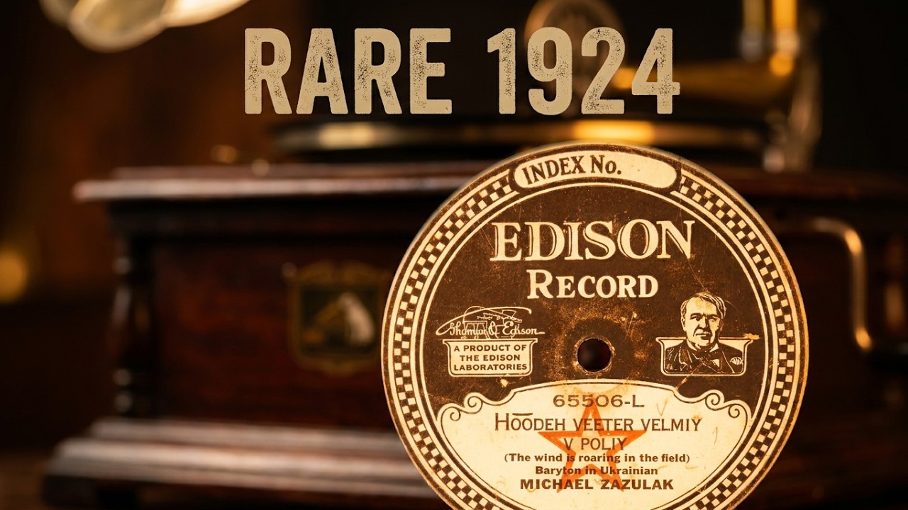 Michael Zazulak - The Winds Are Blowing - 1924 Edison Record, New York, USA