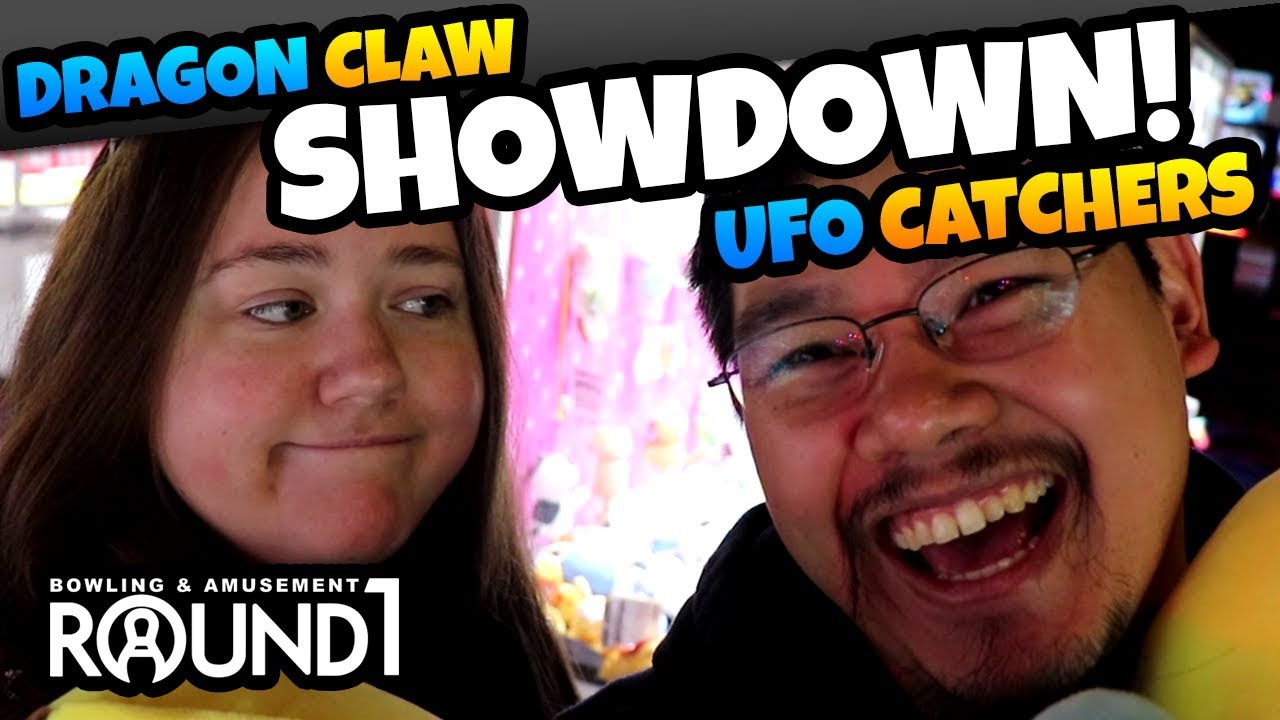 UFO Catcher BATTLE! Who will win? Round 1 UFO Catchers and BIG WINS At Round 1 Arcade!