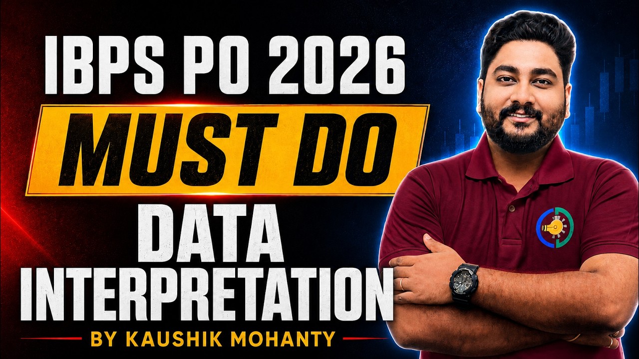 Must Do Data Interpretation Before IBPS PO 2026 By Kaushik Mohanty || Career Definer ||